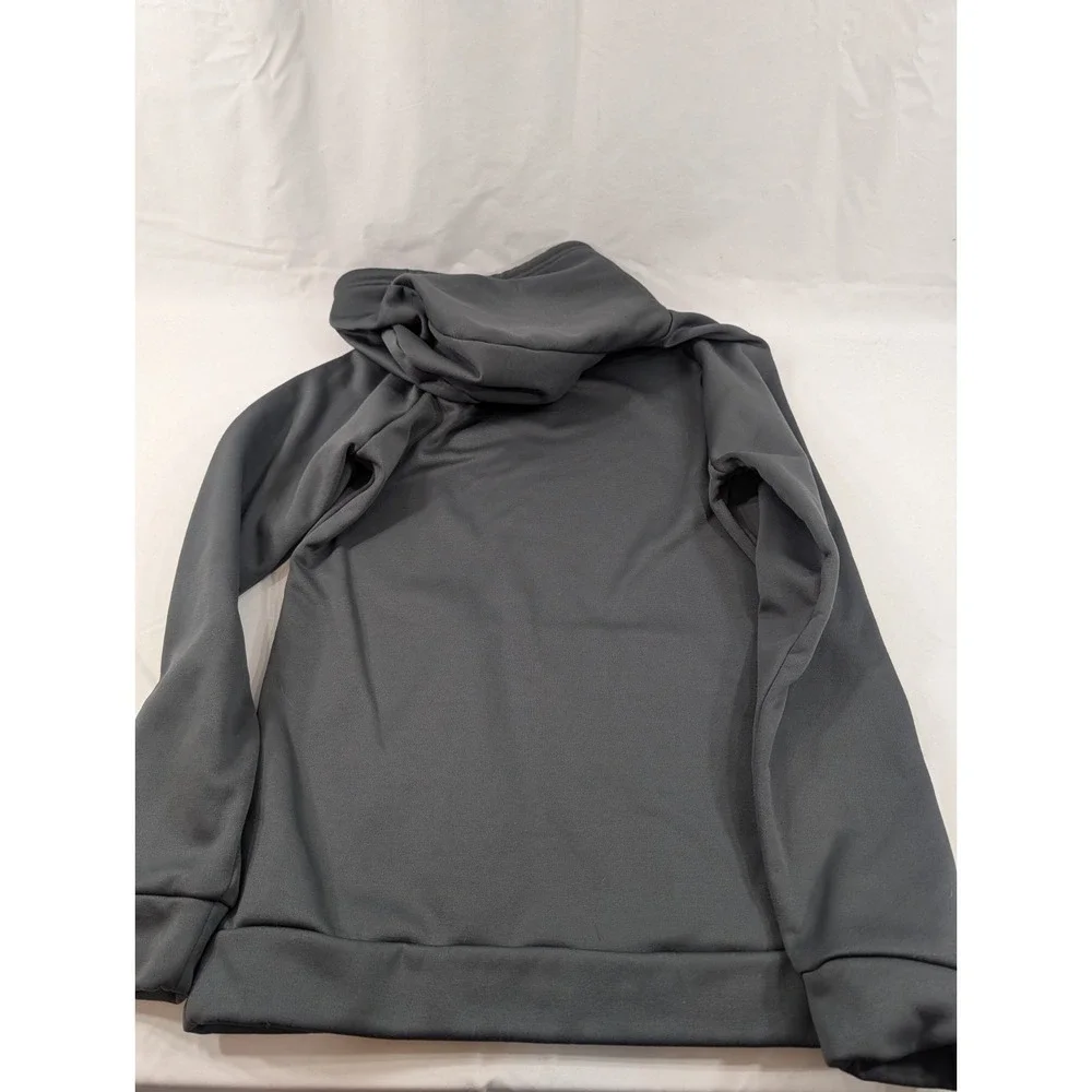 Jordan Nike Oklahoma Baptist University Bison Pullover Hoodie Football Gray Larg